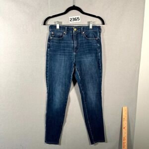 Gap 1969 True Skinny Jeans Womens 28‎ Blue Denim Medium Wash Super High Rise